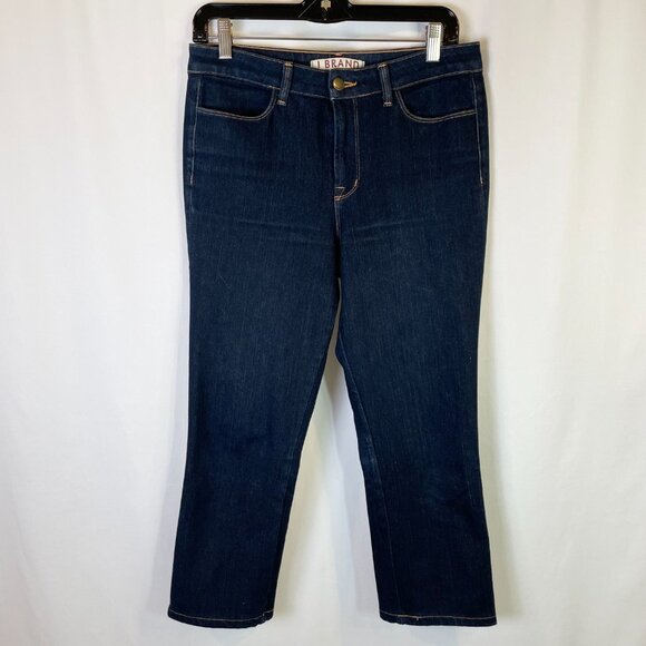 J Brand Denim - J Brand Bardot Jeans Size 29 Capri Dark Wash 4 Way Stretch